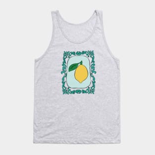 Lemon Framed Tank Top